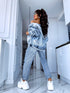 F3440 Light Blue Denim Jacket